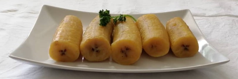 Terre de culture: Banane plantain mure cuite
